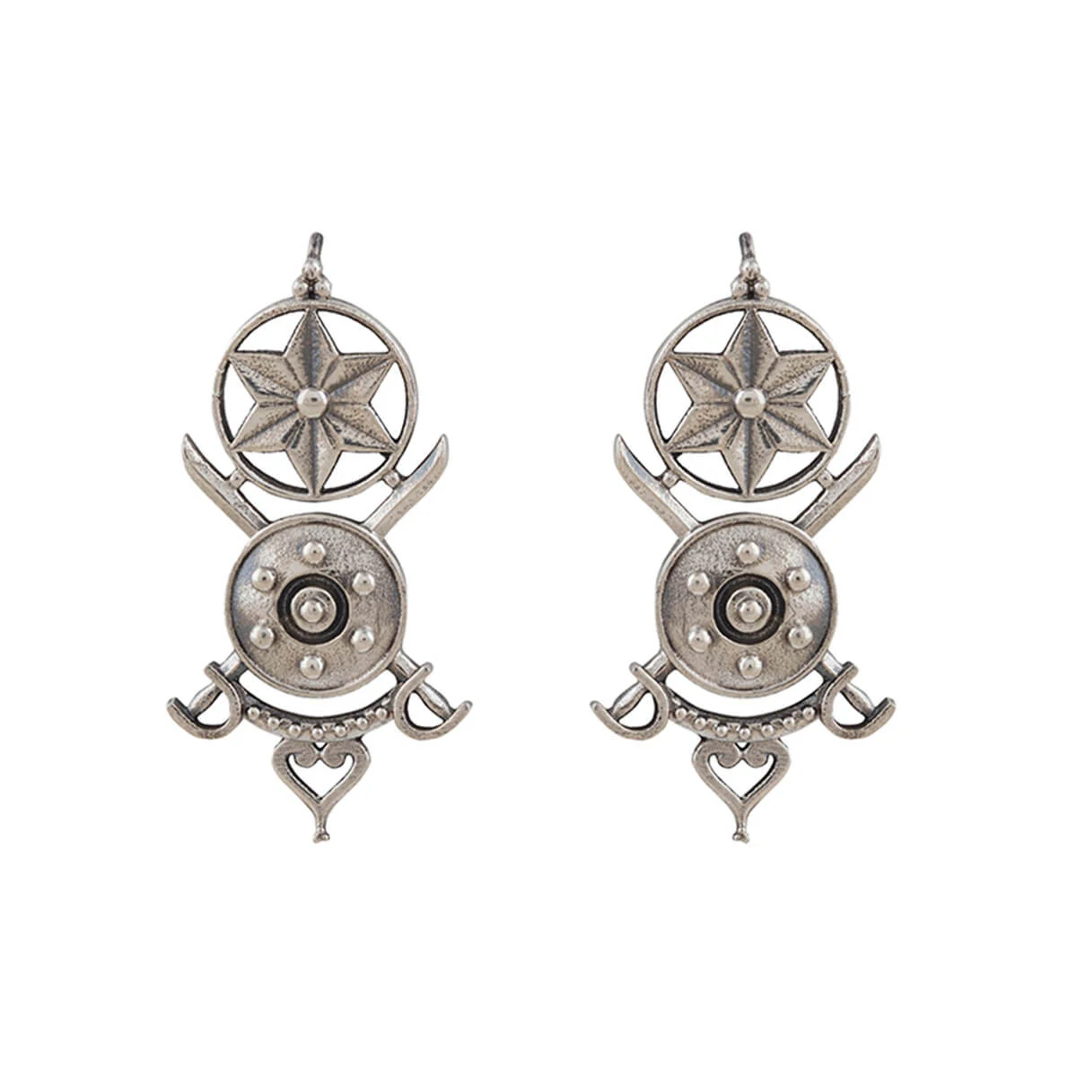 Tarak Silver Earrings - Image 2