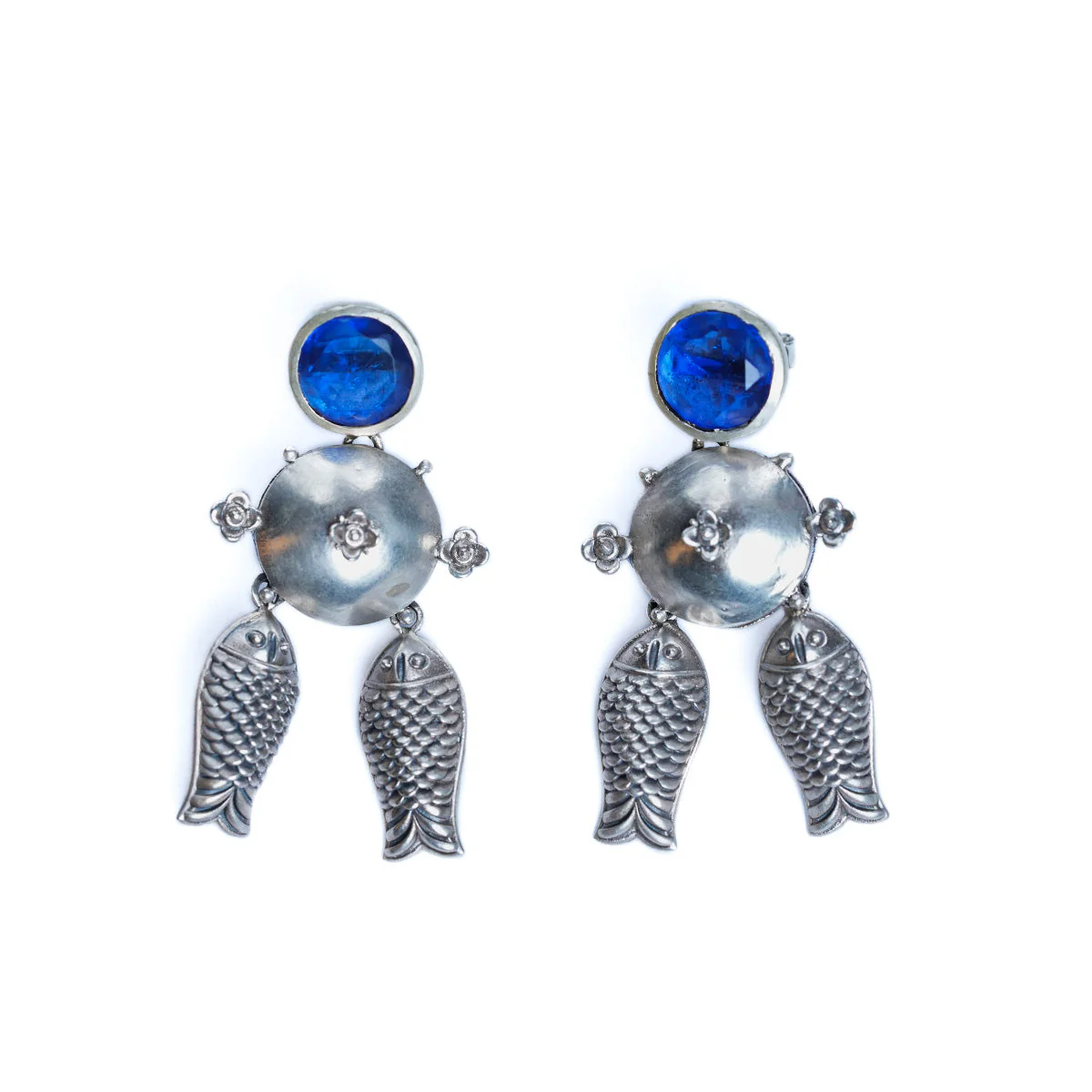 Neel Mahaseer Silver Earrings by MOHA - Image 4