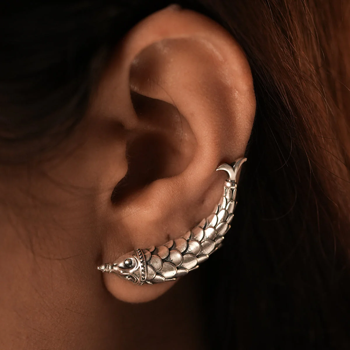 Neerja Silver Earcuffs by MOHA - Image 6