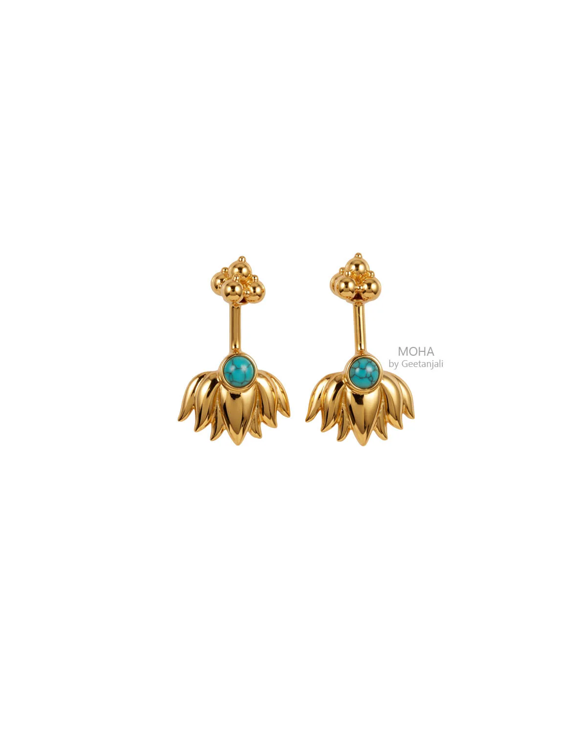 Nilofer Silver Bugadi (Gold Plated) by MOHA - Image 4