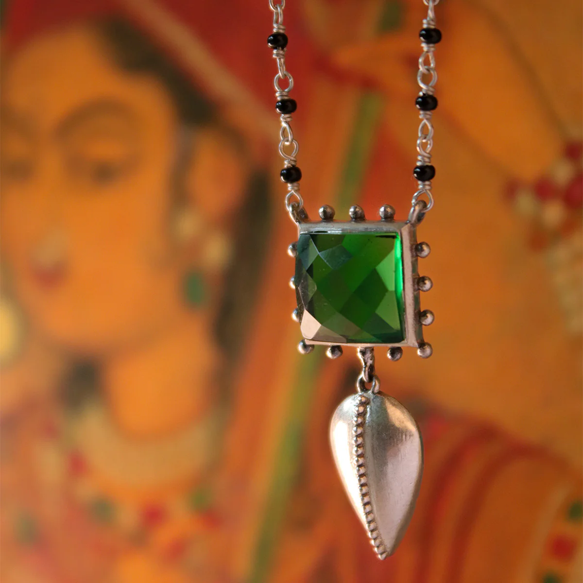 Panna Silver Mangalsutra by MOHA - Image 3