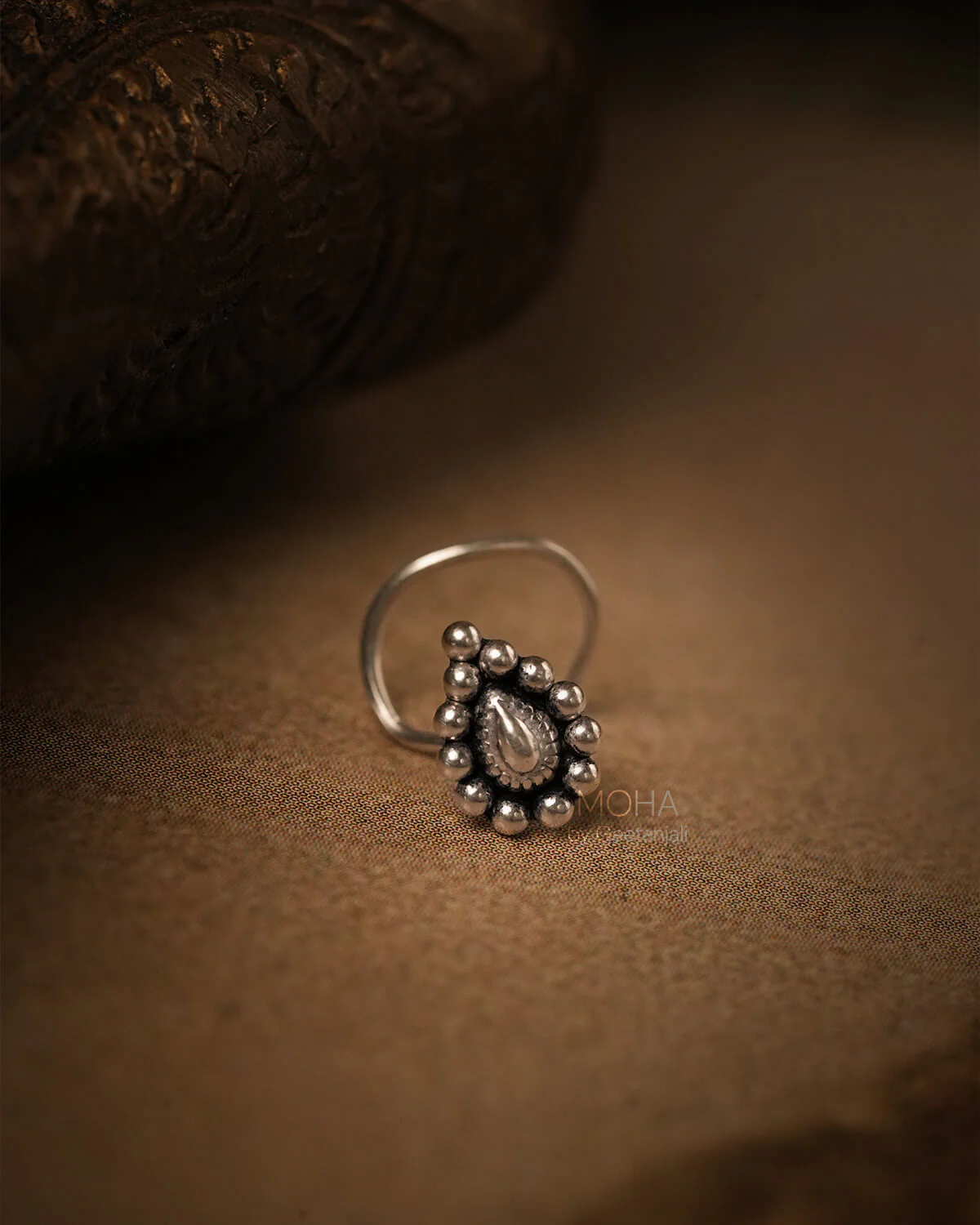 Panna Silver Nosepin by MOHA - Image 3