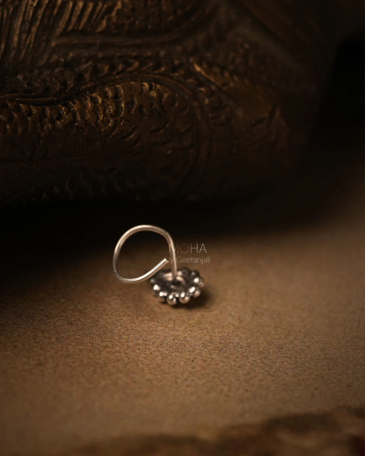 Panna Silver Nosepin by MOHA - Image 4