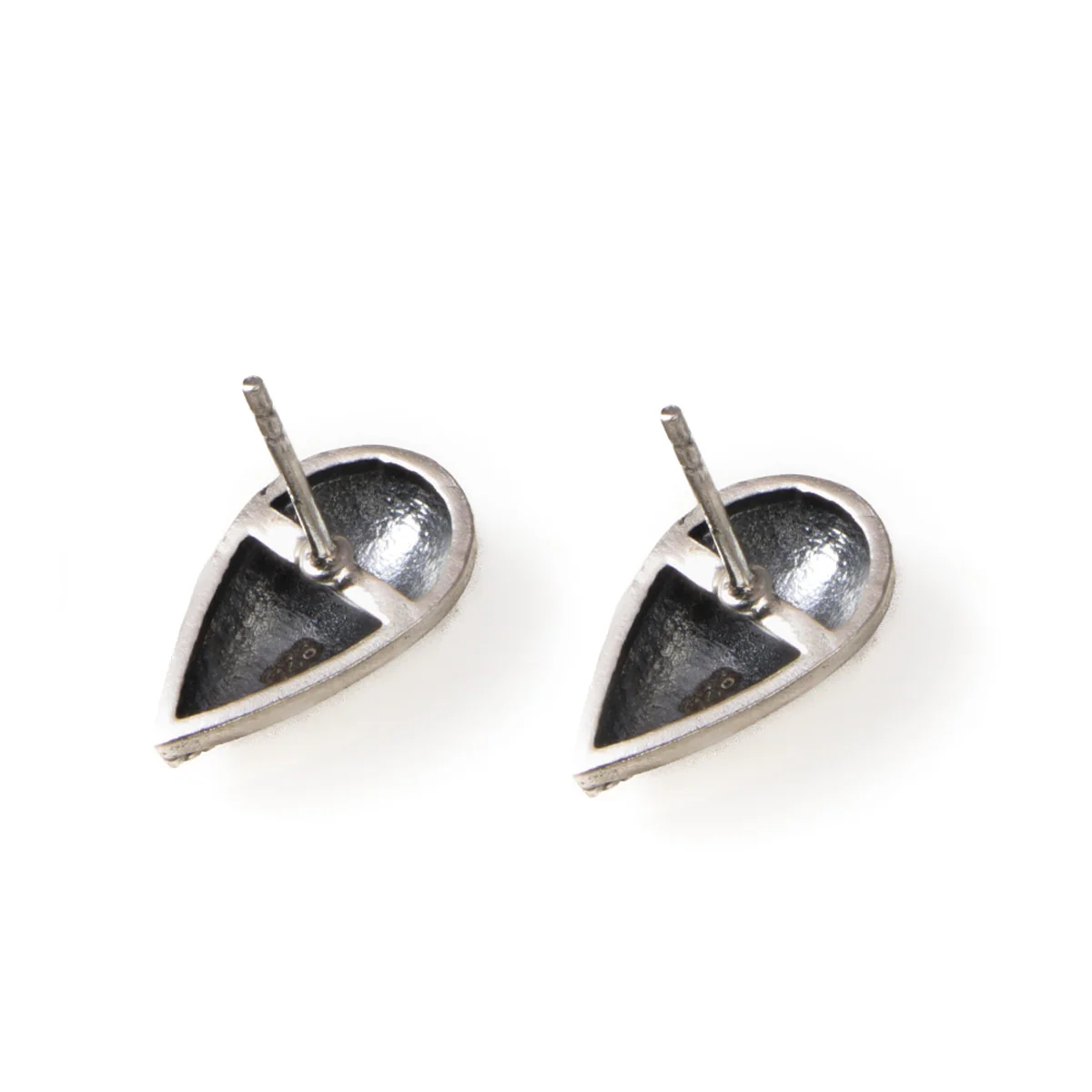 Panna Silver Stud Earrings by MOHA - Image 5
