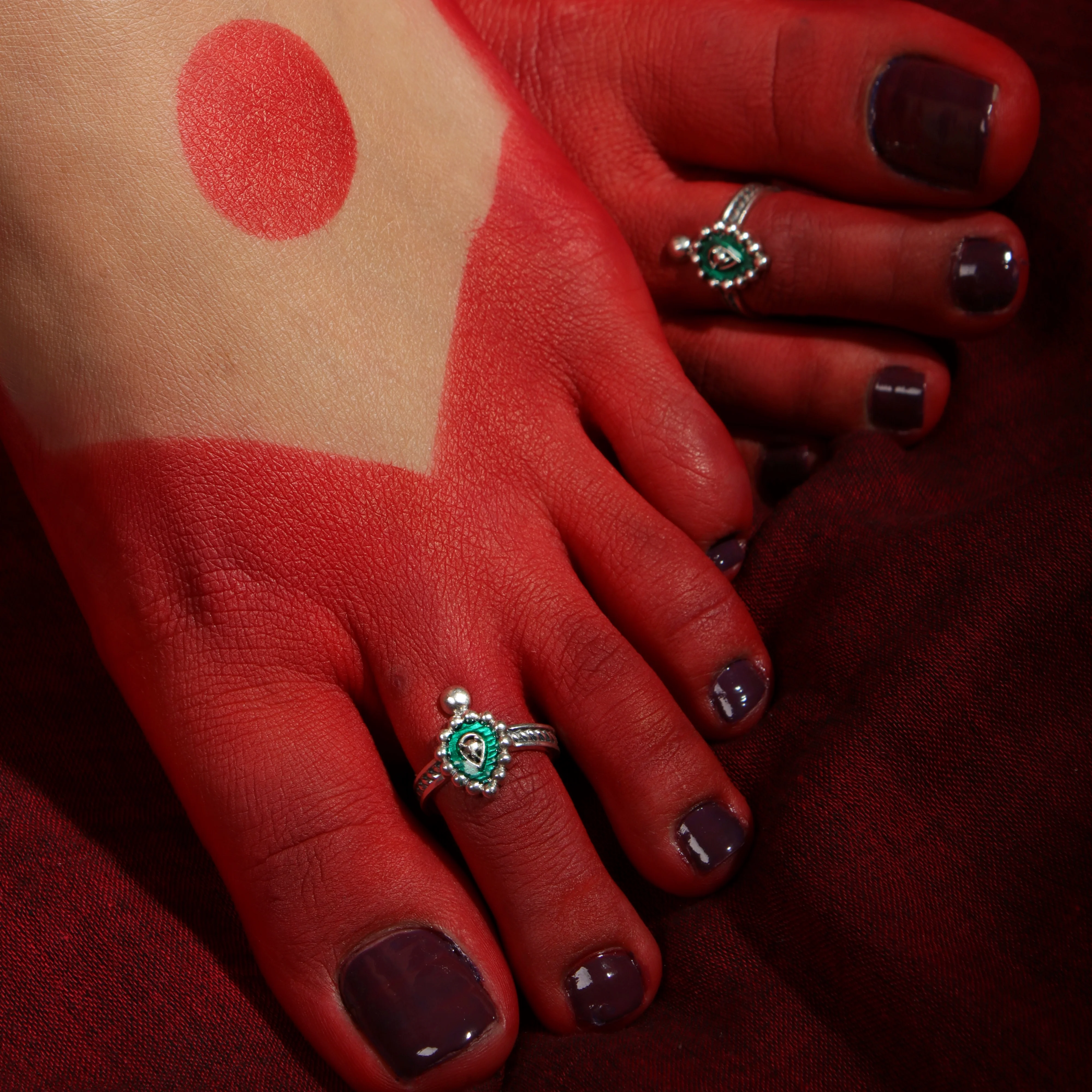 Panna Silver Toe Rings by MOHA - Image 6