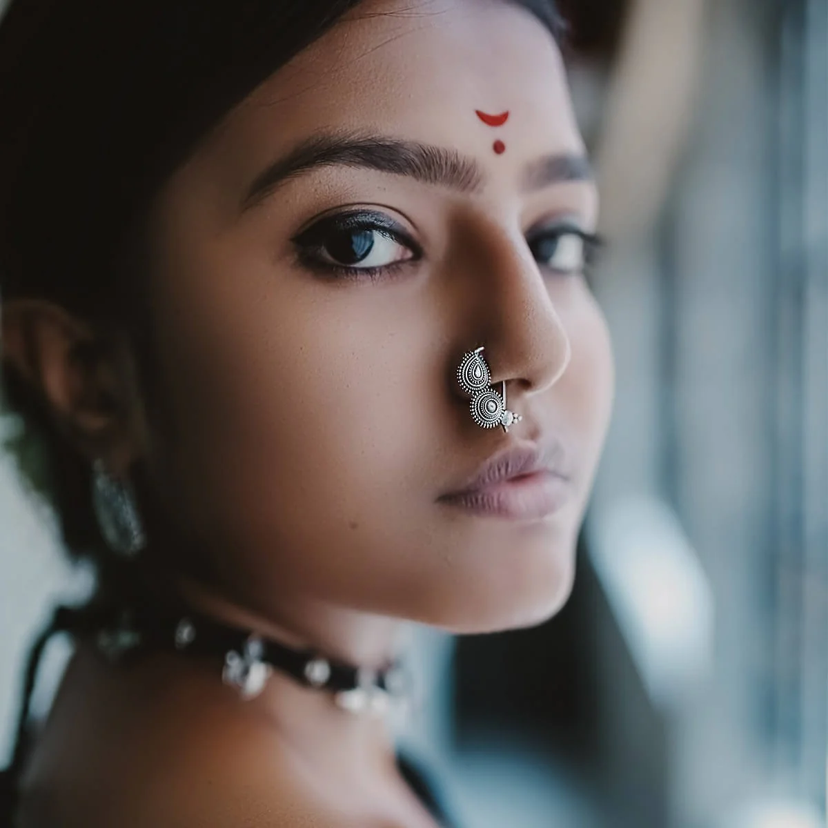 Peshwa Silver Nath (Clip on, Right) by MOHA - Image 2