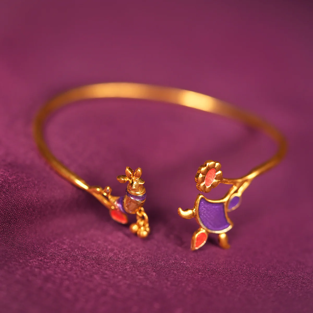 Phul Pakhi Silver Bracelet By Moha - Image 4