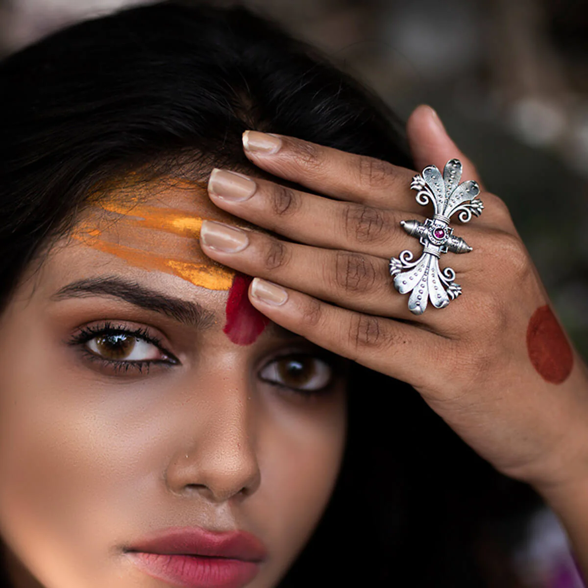 Pinakin Silver Finger Ring By MOHA - Image 3