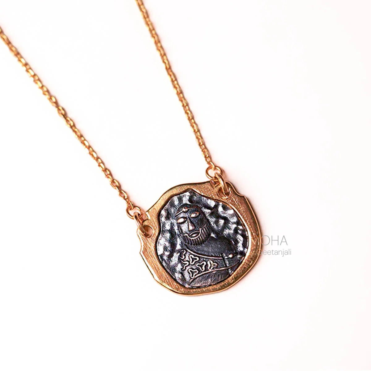 Priest King Silver Pendant with Chain by MOHA - Image 3