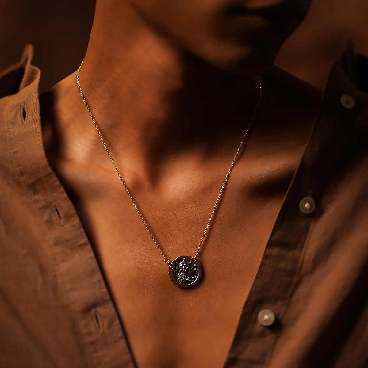Priest King Silver Pendant with Chain by MOHA - Image 5