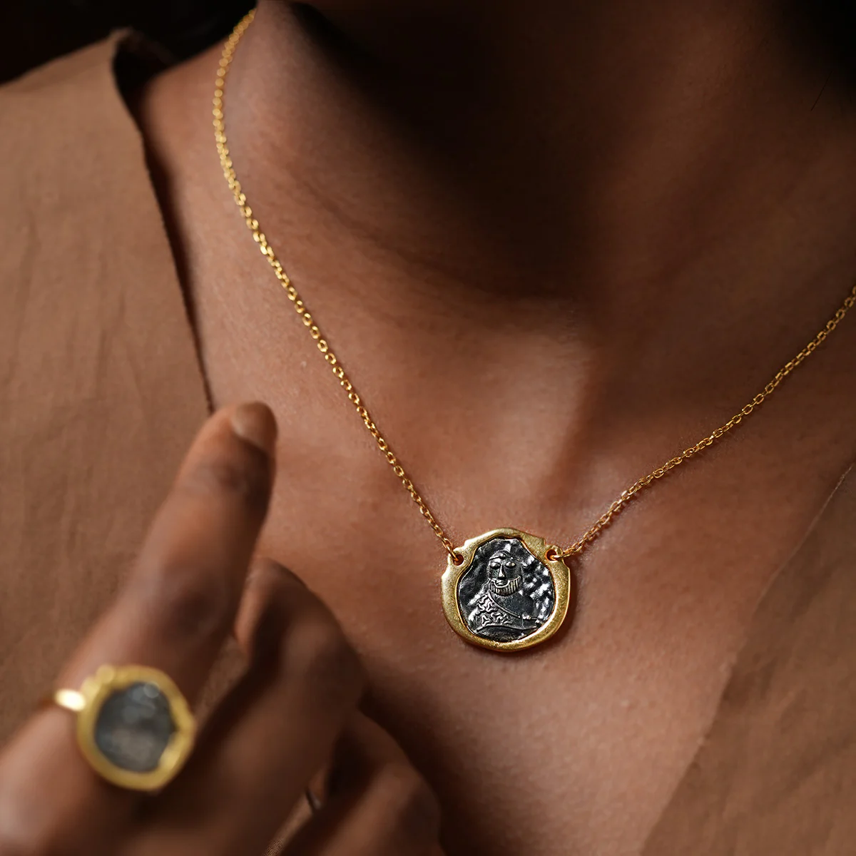 Priest King Silver Pendant with Chain by MOHA - Image 6