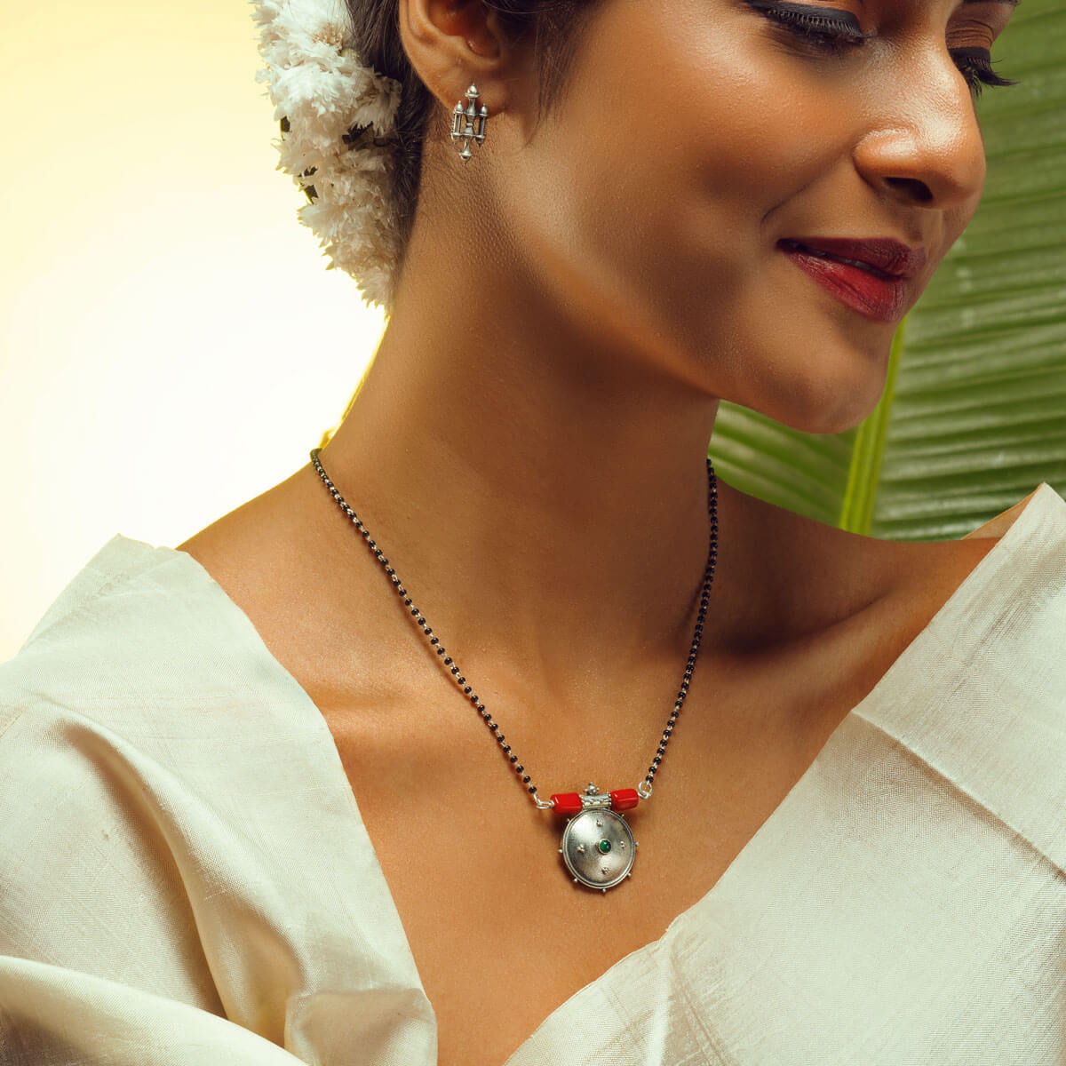 Puthali Silver Mangalsutra by MOHA - Image 3
