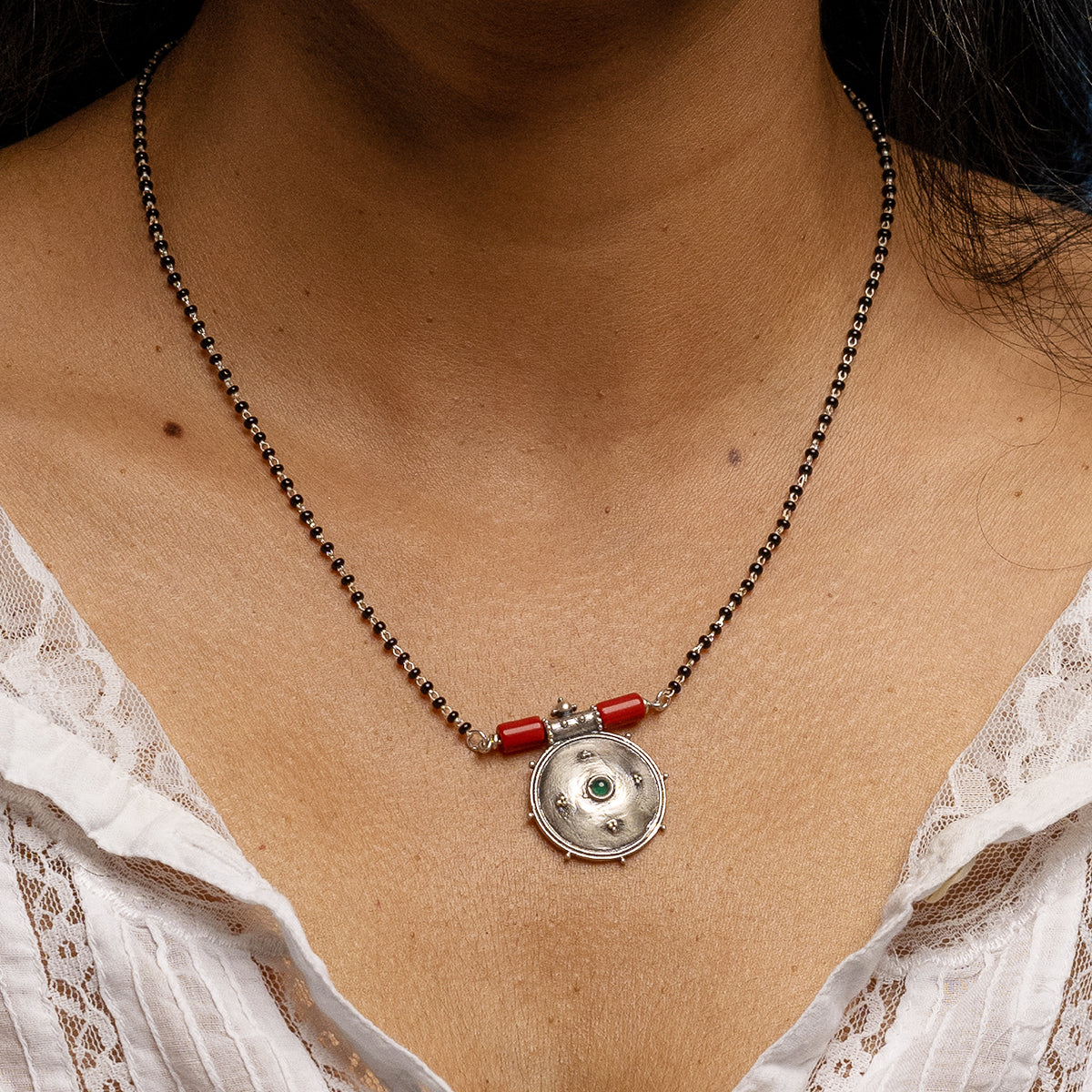 Puthali Silver Mangalsutra by MOHA - Image 5