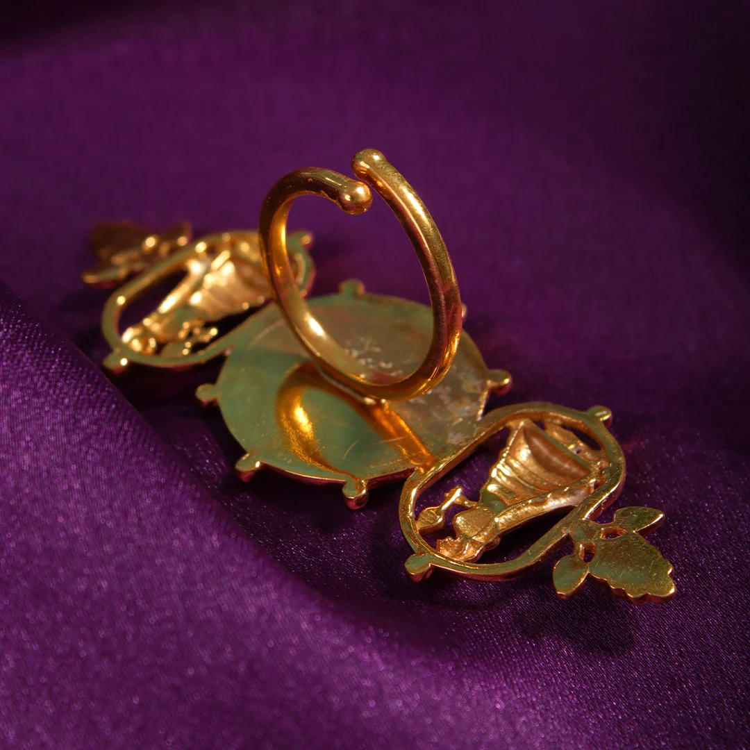 Radhe Shyam Silver Finger Ring By Moha - Image 4