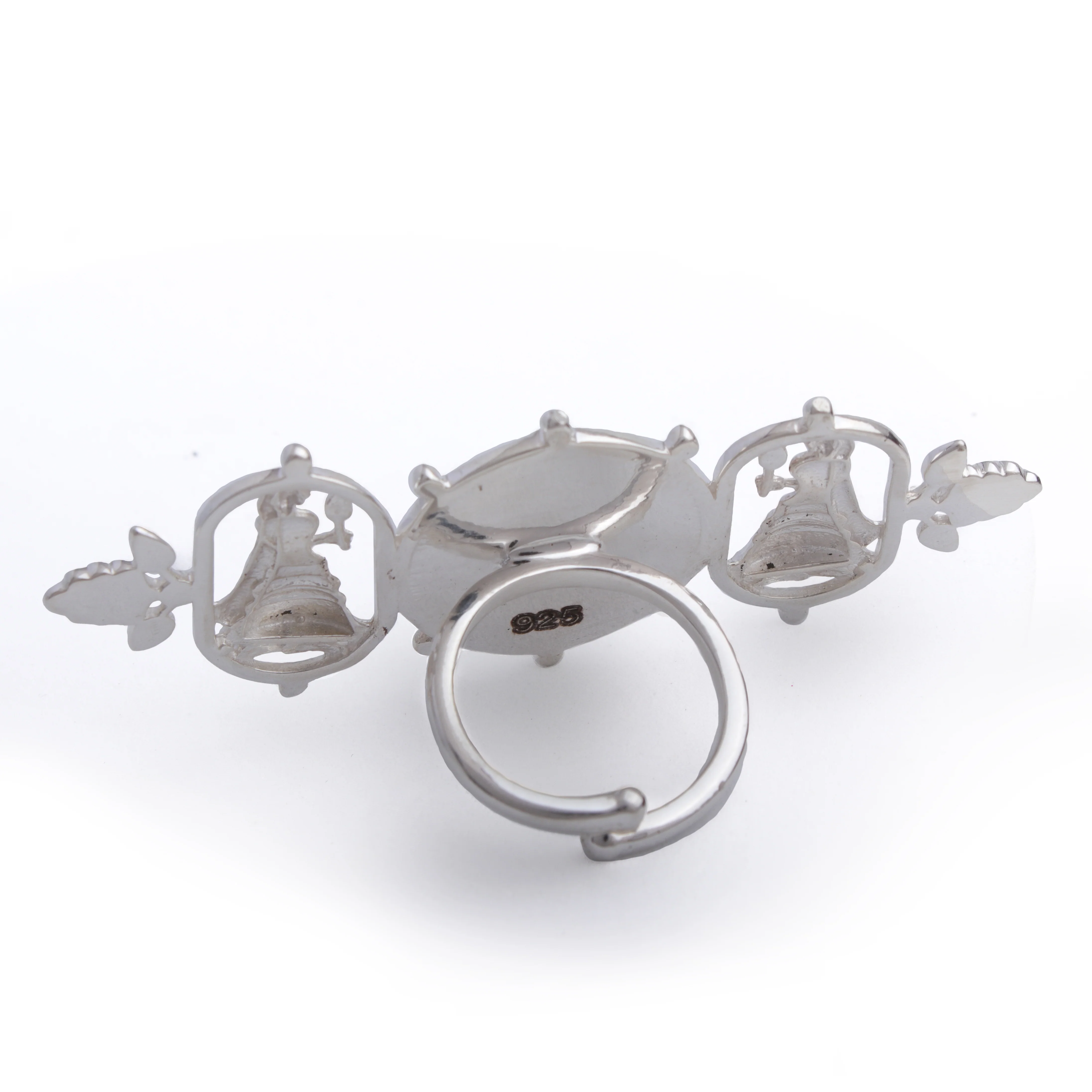 Radhe Shyam Silver Finger Ring By Moha - Image 9