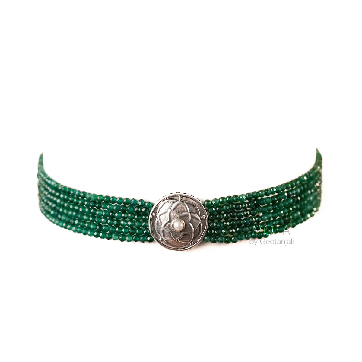 Rangeen Silver Choker by MOHA - Image 3