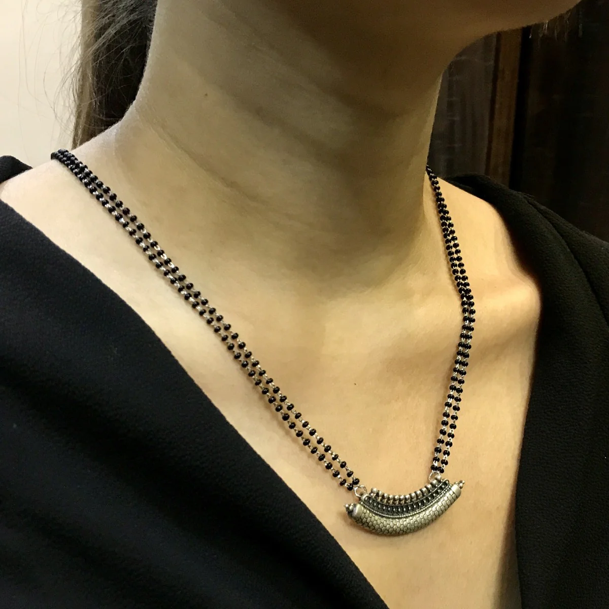 Reha Silver Mangalsutra by MOHA - Image 6