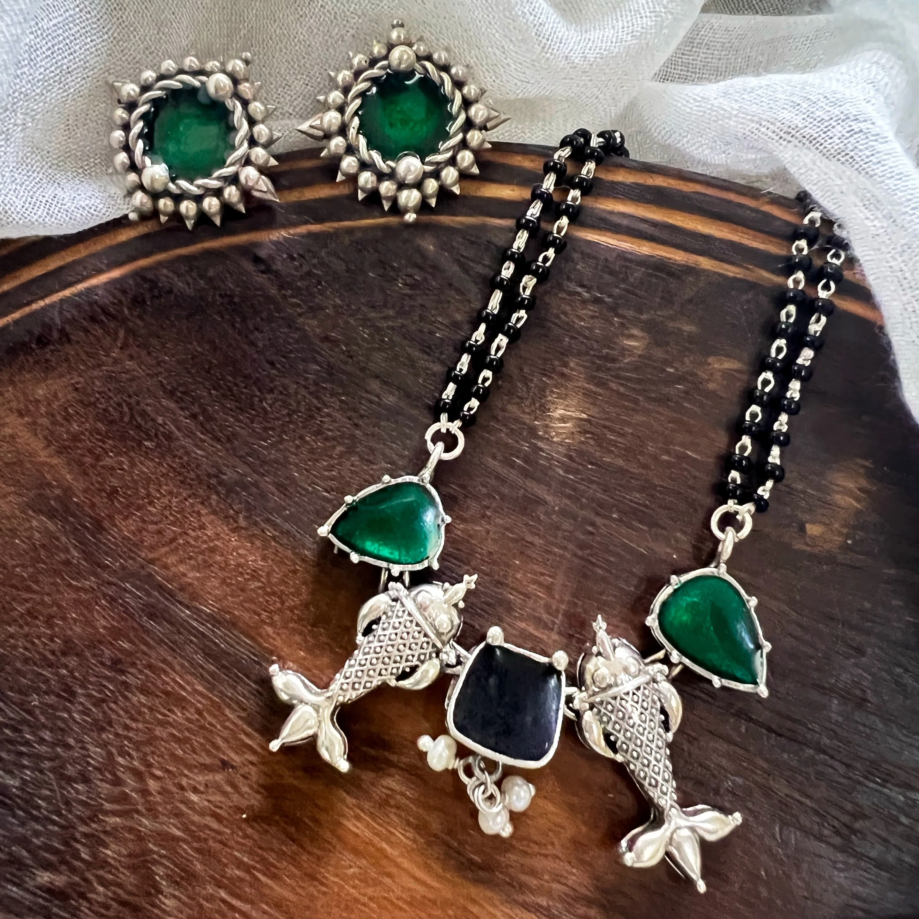 Roha Silver Mangalsutra By Moha - Image 4