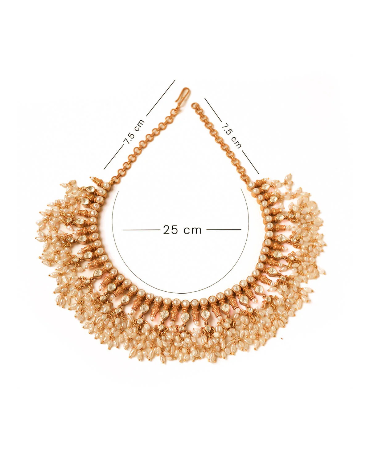 Rudrani Pearl Necklace by MOHA (Small) - Image 6