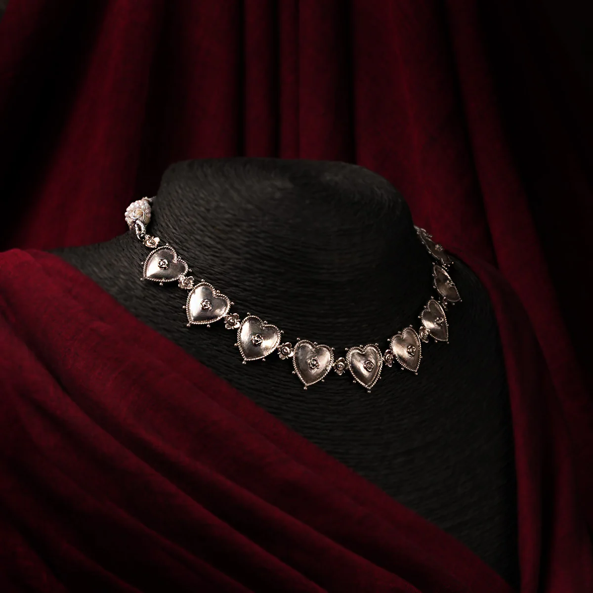 Ruhi Silver Choker by MOHA - Image 6