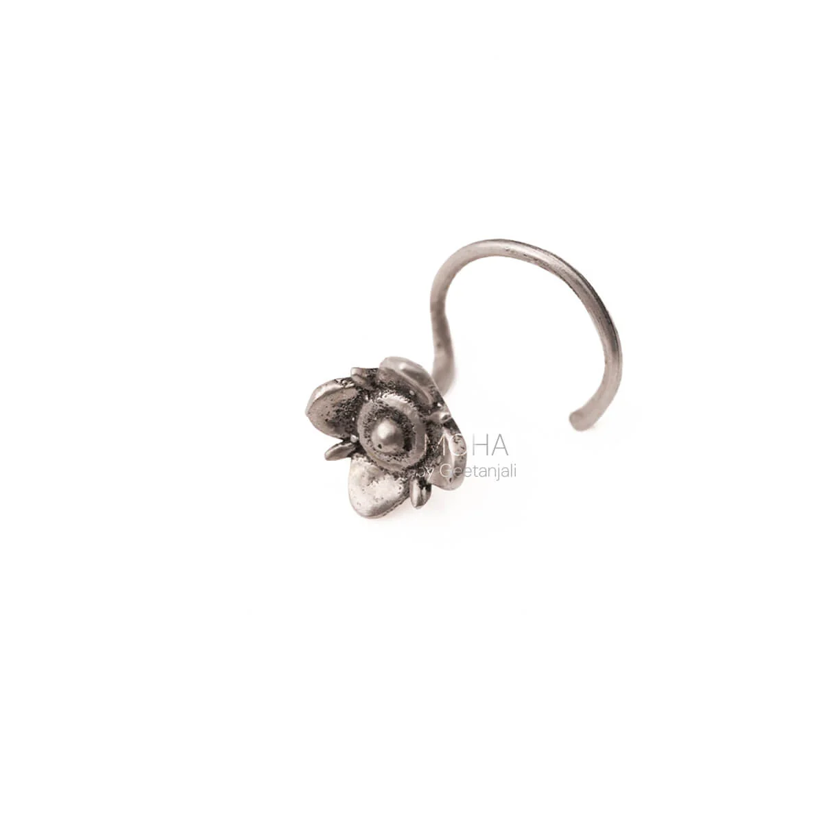 Ruhi Silver Nosepin by MOHA - Image 5