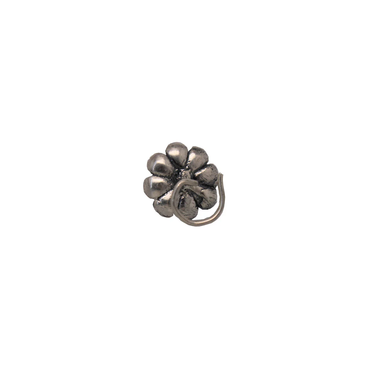 Sadafuli Silver Nose Pin by MOHA - Image 4