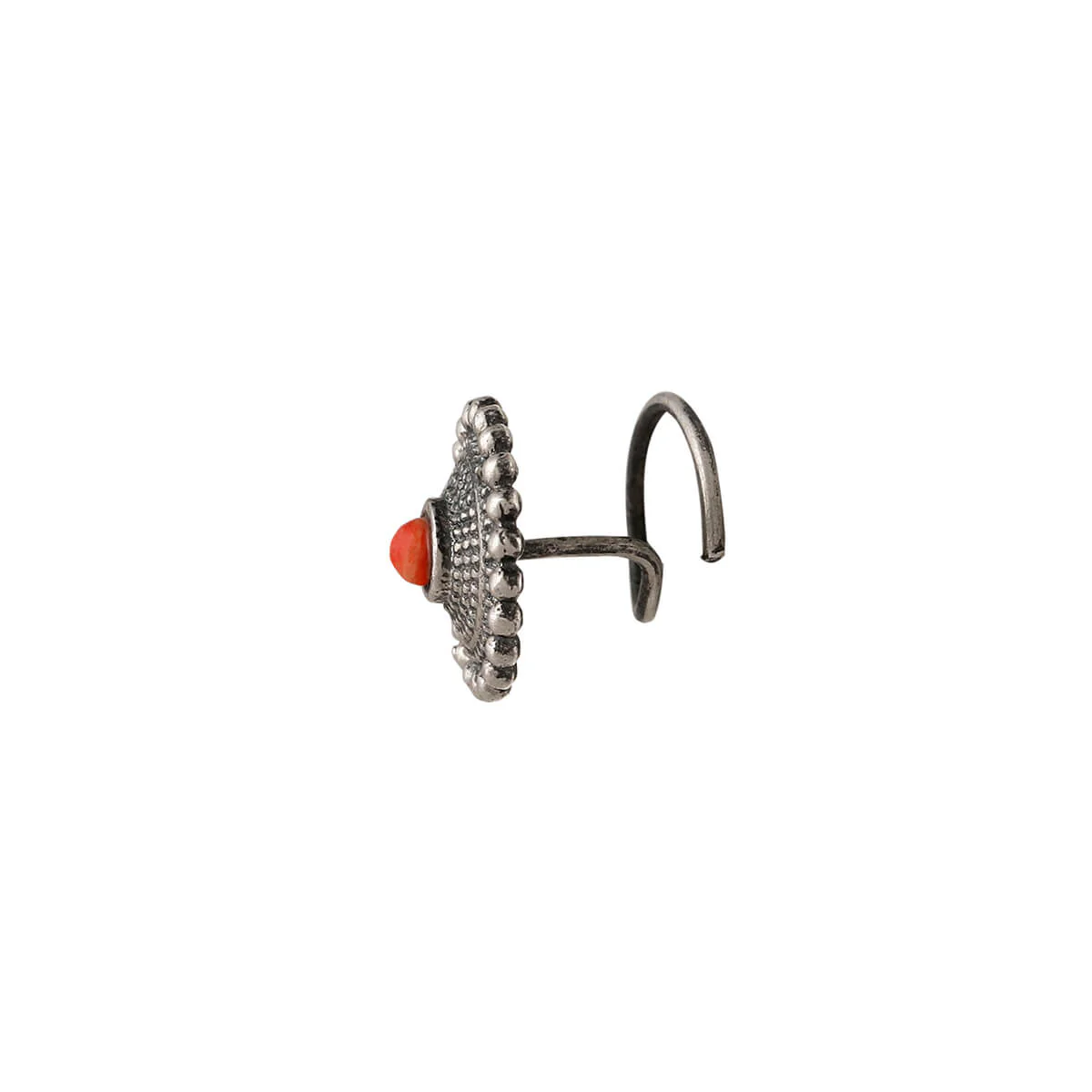 Sara Silver Nose Pin by MOHA - Image 4