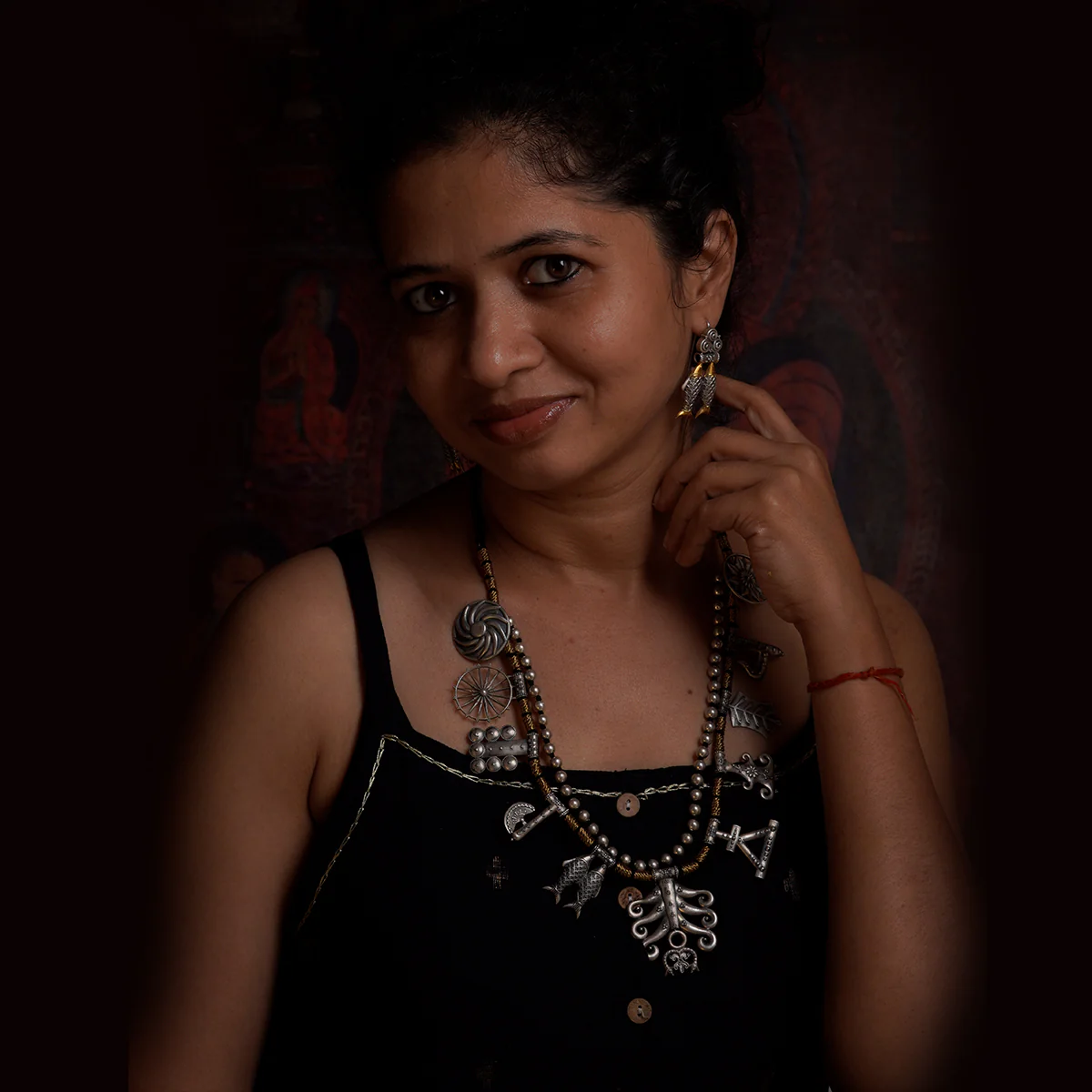 Seranya Silver Earrings by Moha - Image 5