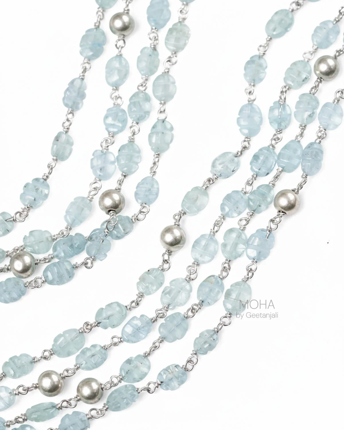 Shankh Chakra Silver Necklace by MOHA - Image 4