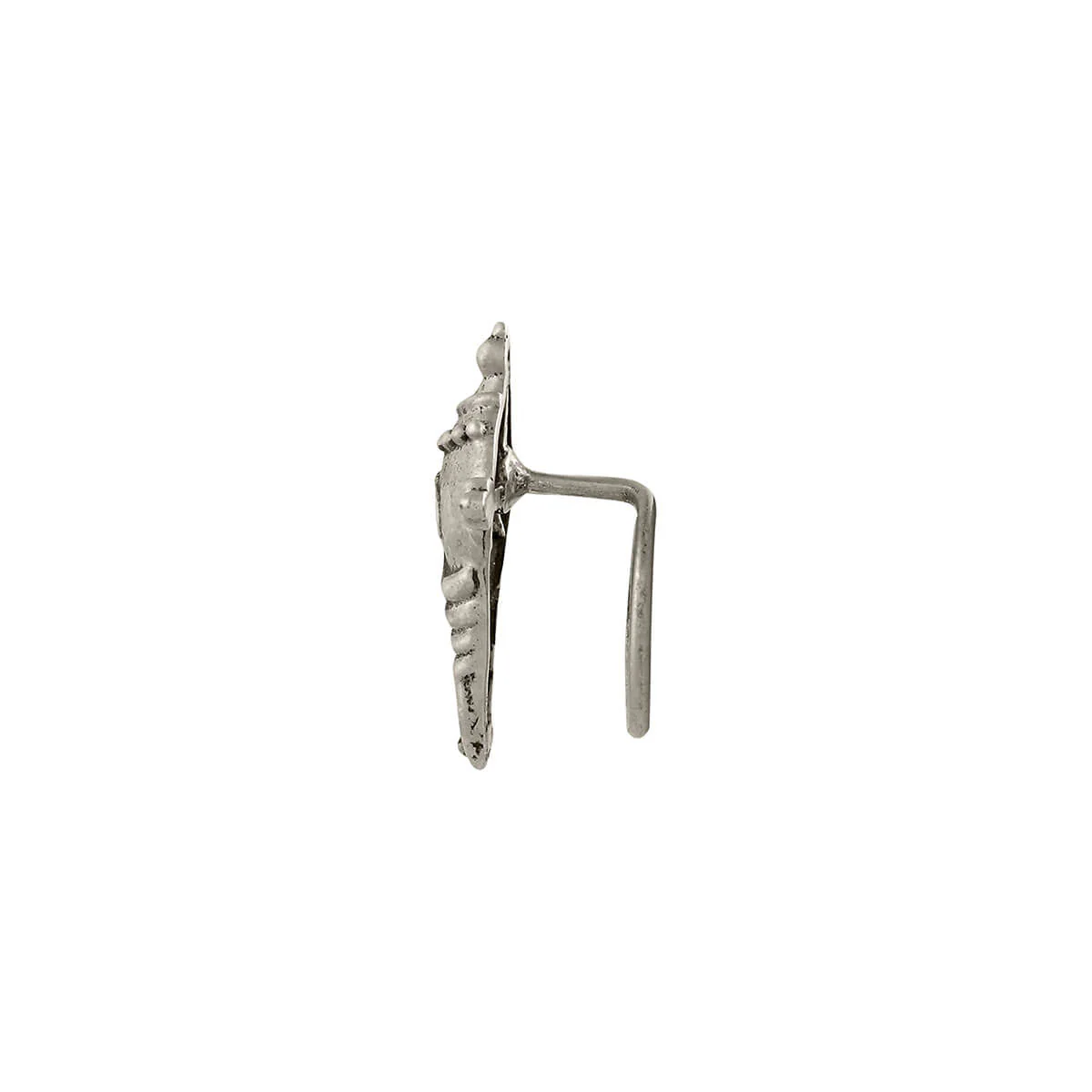 Shankha Silver Nose Pin by MOHA - Image 3