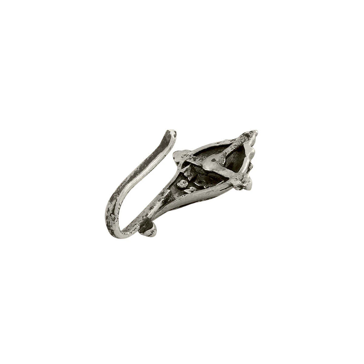 Shankha Silver Nose Pin by MOHA - Image 7