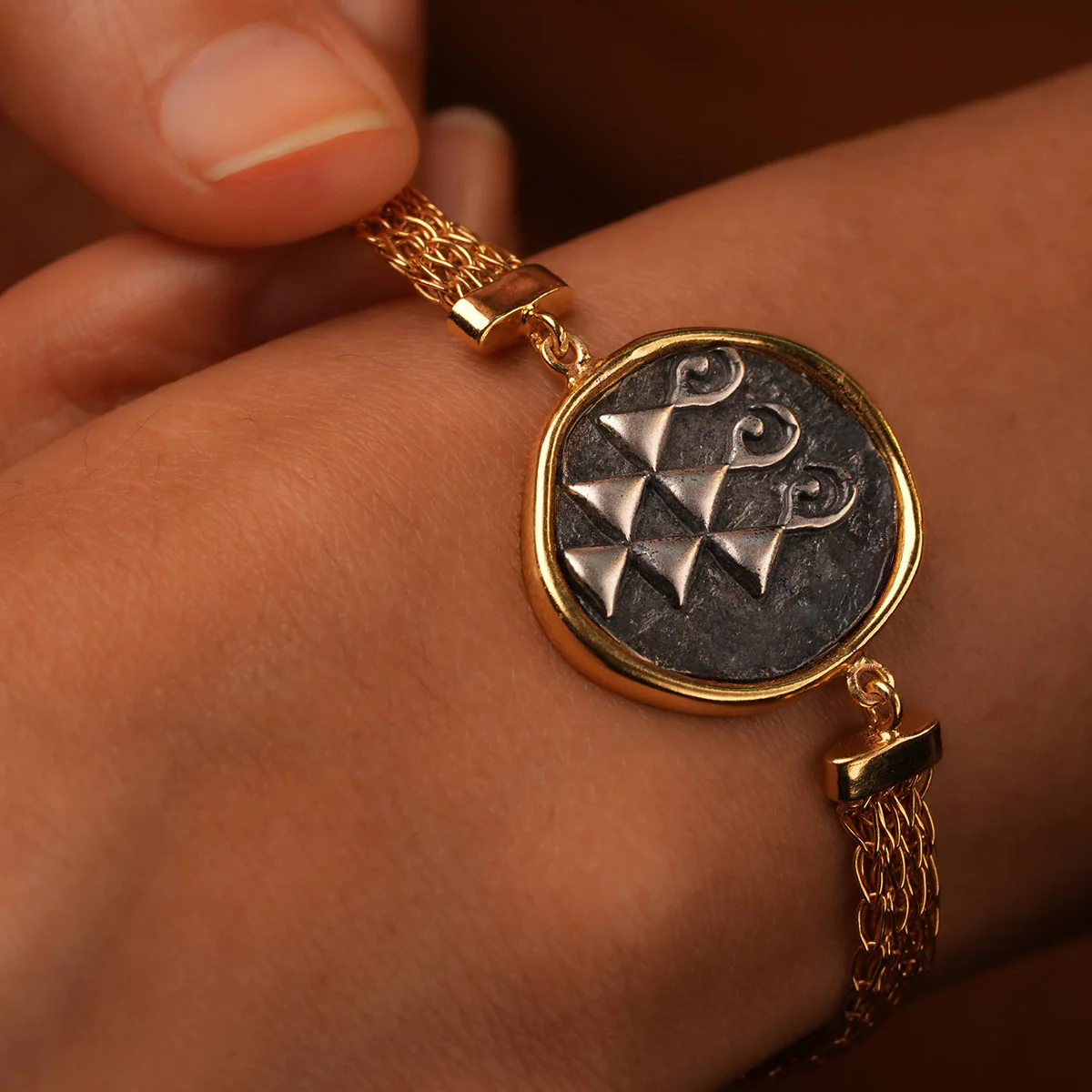 Sharada Silver Bracelet by MOHA - Image 2