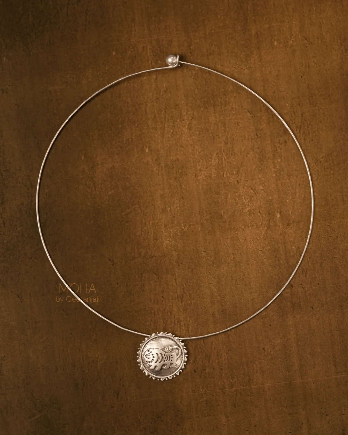 Shardul Silver Necklace by MOHA - Image 7