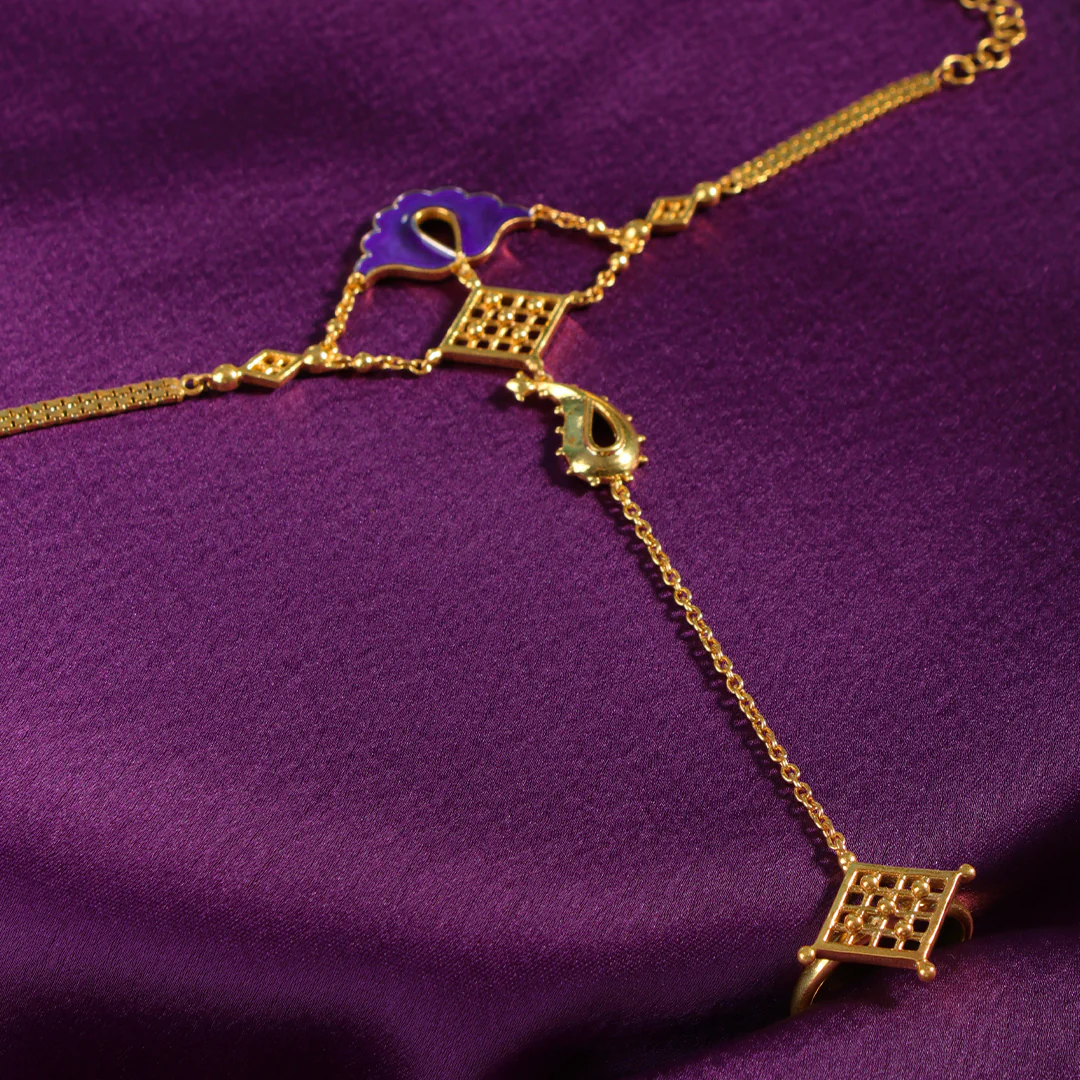 Shasha Silver Hathphool By Moha (Single piece) - Image 5