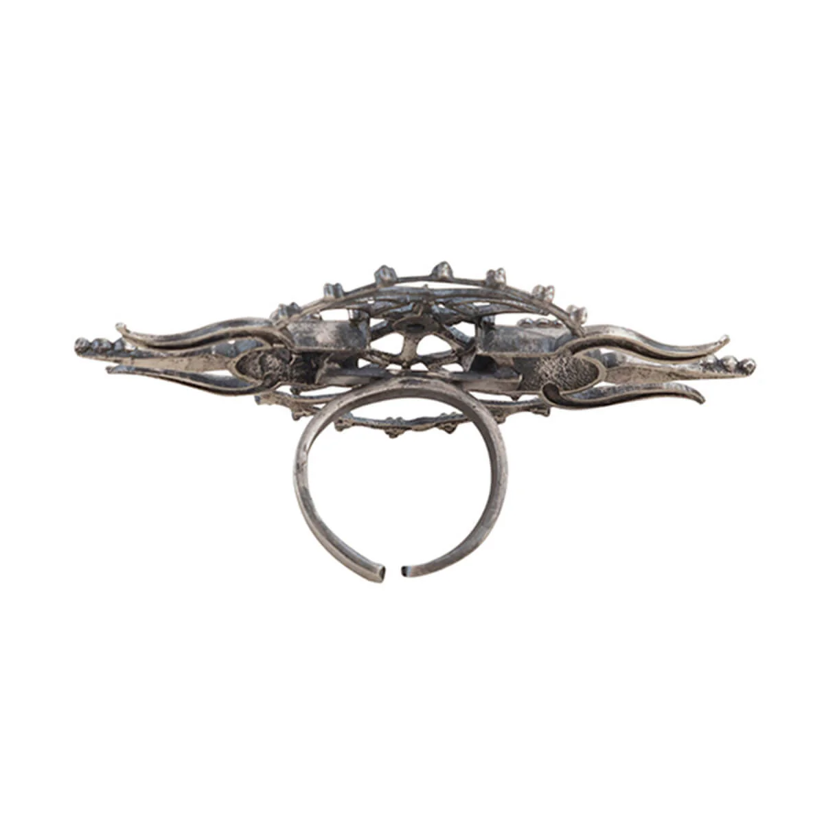 Shivapriya Silver Finger Ring by MOHA - Image 3