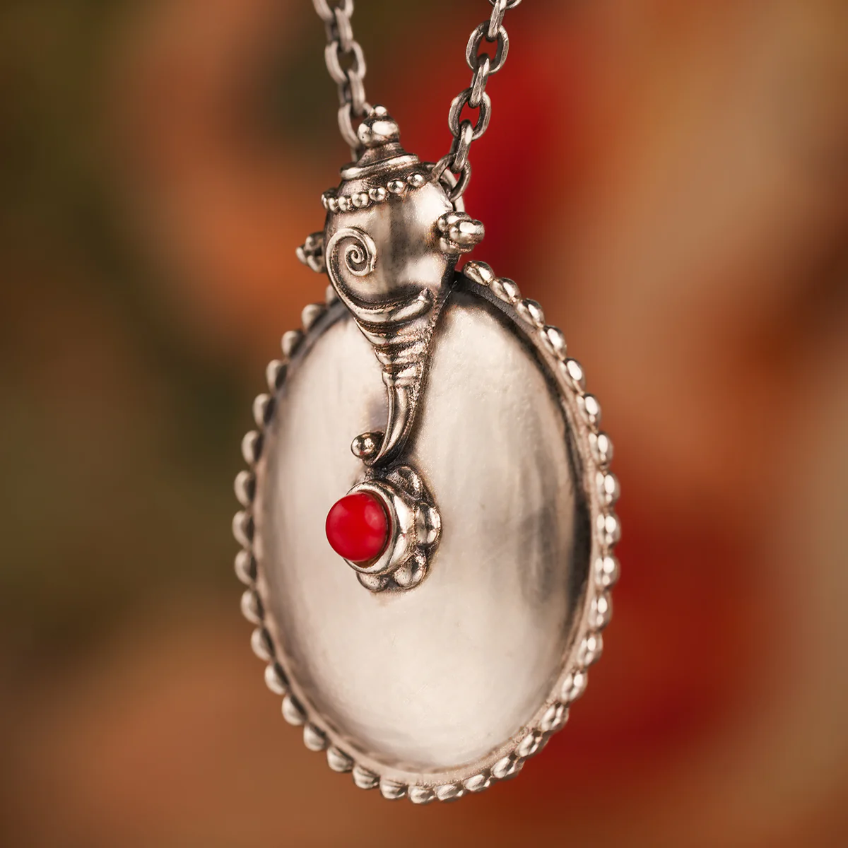 Shubh Silver Chain Pendant by MOHA - Image 4