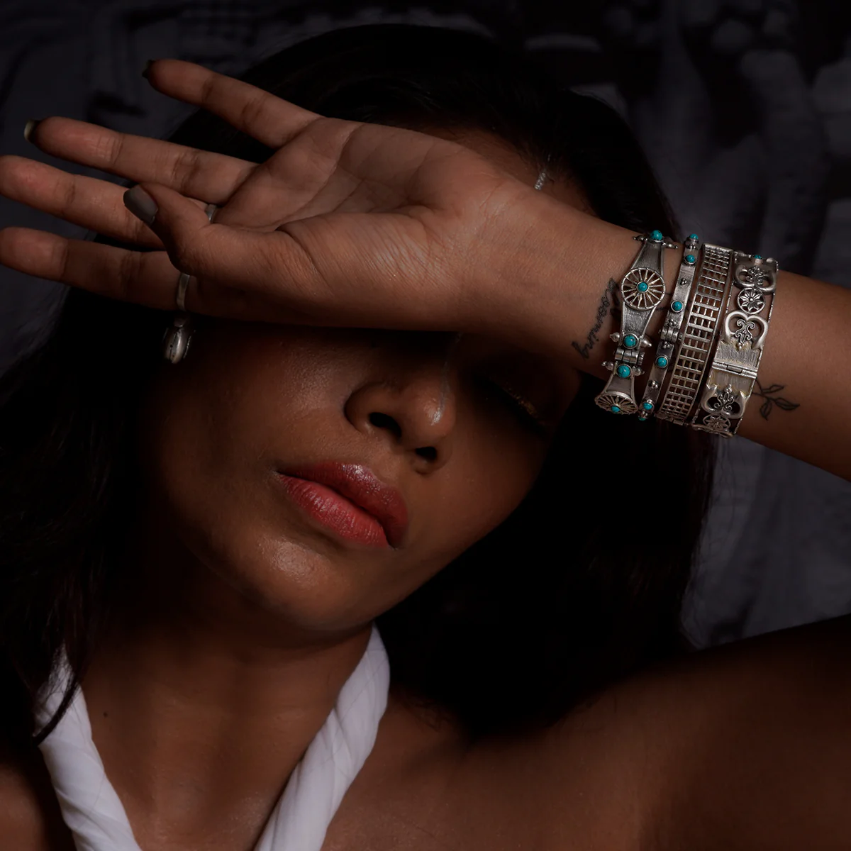 Shubha Valaya Silver Bangle by MOHA - Image 3