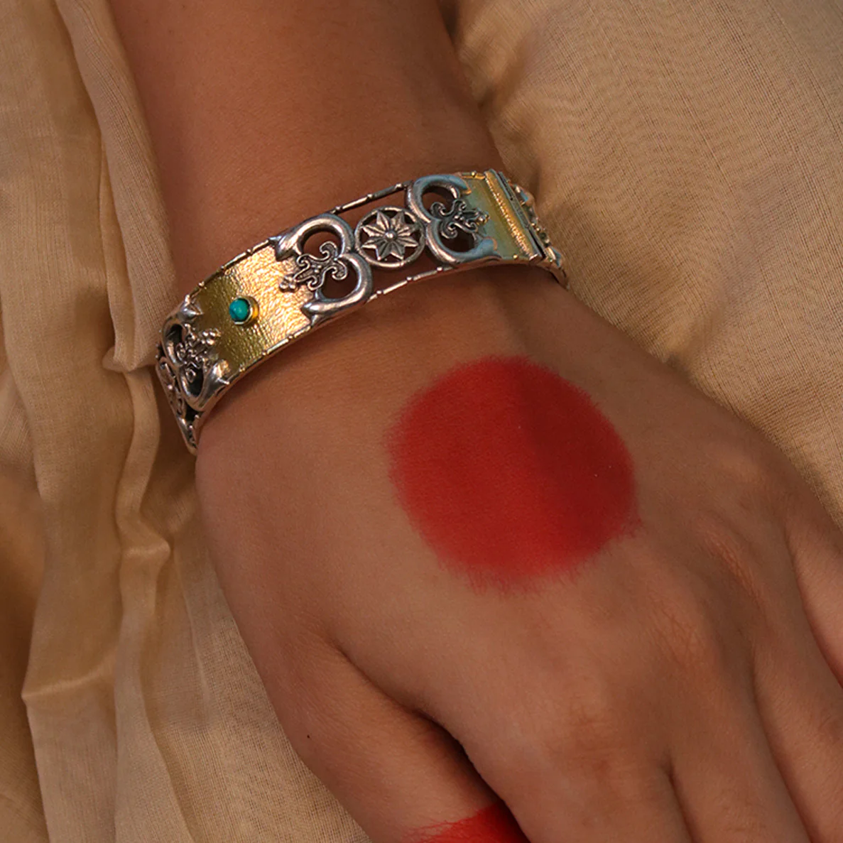 Shubha Valaya Silver Bangle by MOHA - Image 4