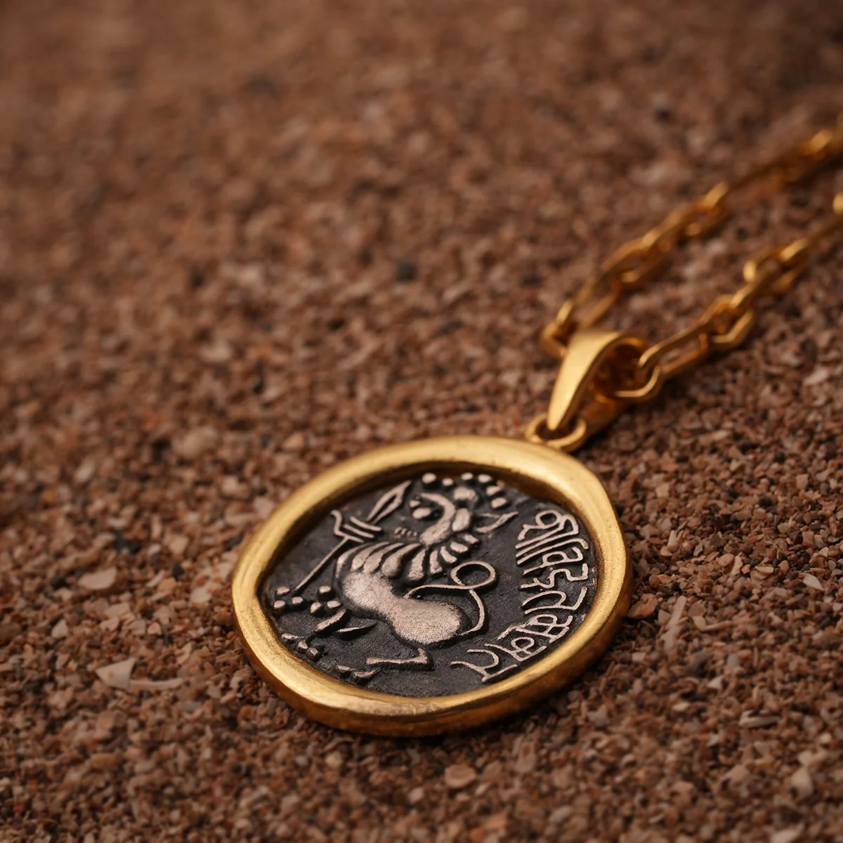 Kadamba Simha Silver Pendant with Chain by MOHA - Image 3
