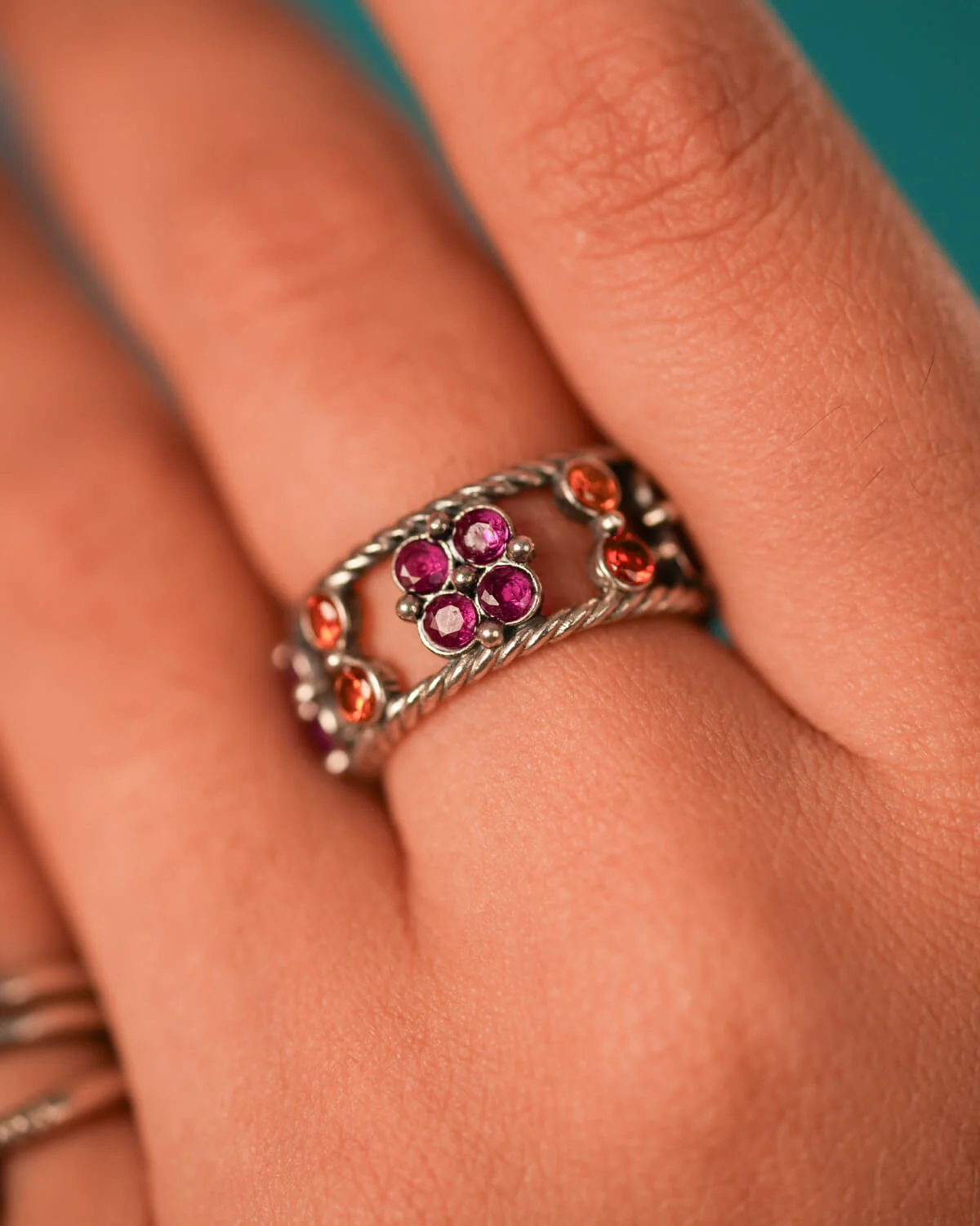Sitabo Silver Finger Ring by Moha - Image 4