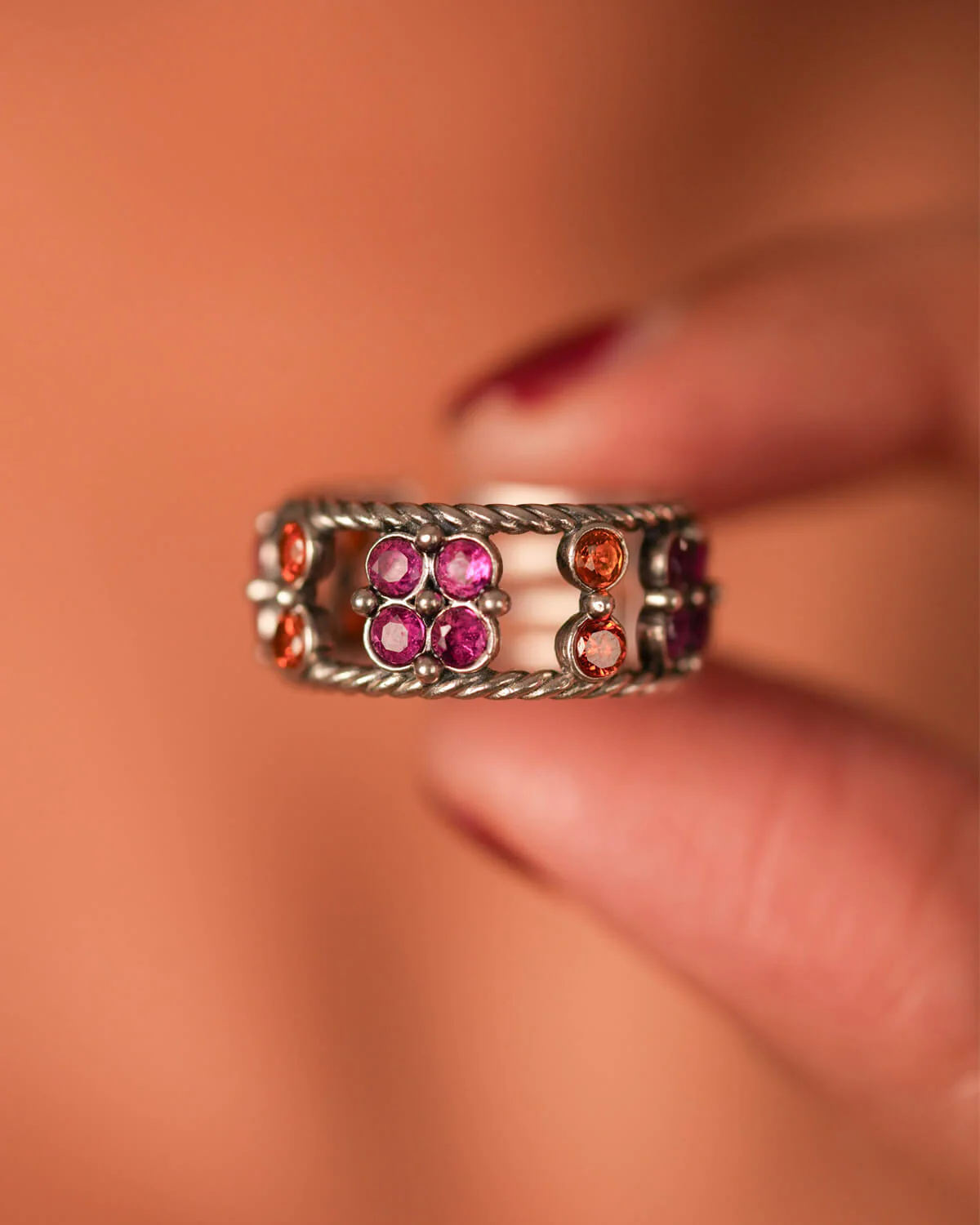 Sitabo Silver Finger Ring by Moha - Image 5