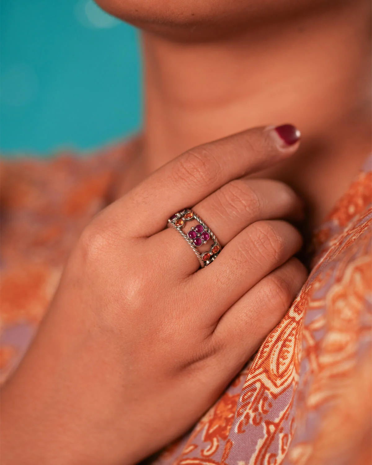 Sitabo Silver Finger Ring by Moha - Image 6