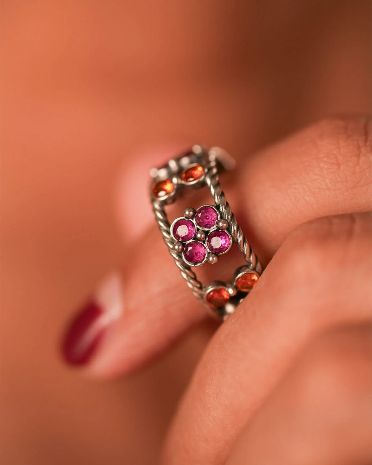 Sitabo Silver Finger Ring by Moha - Image 7