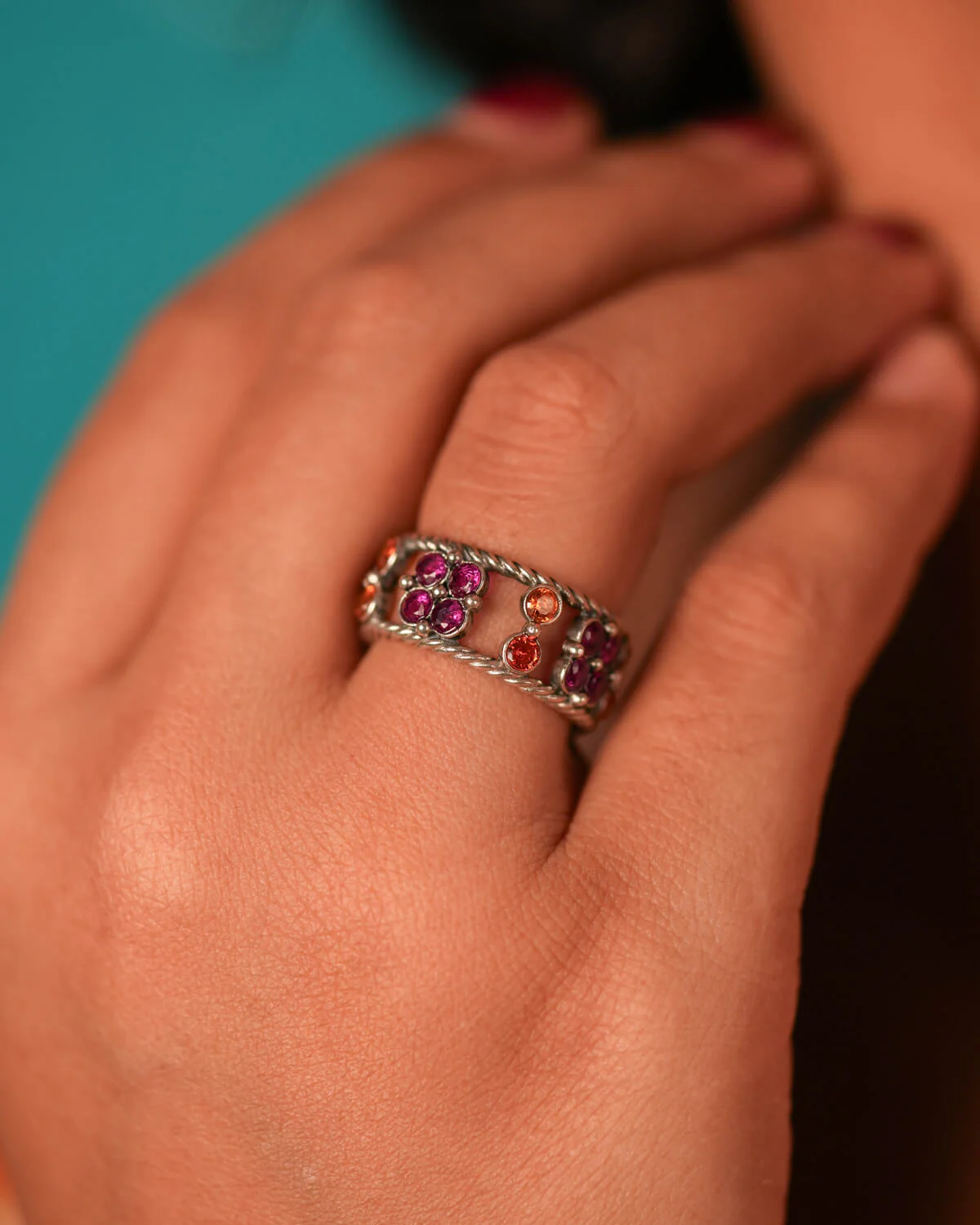 Sitabo Silver Finger Ring by Moha - Image 8