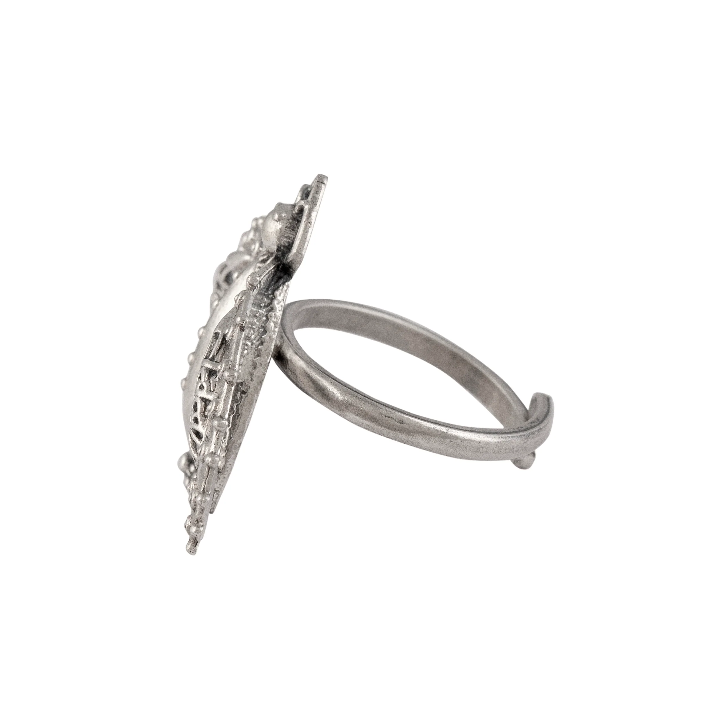 Titli Silver Finger Ring Small by MOHA - Image 3