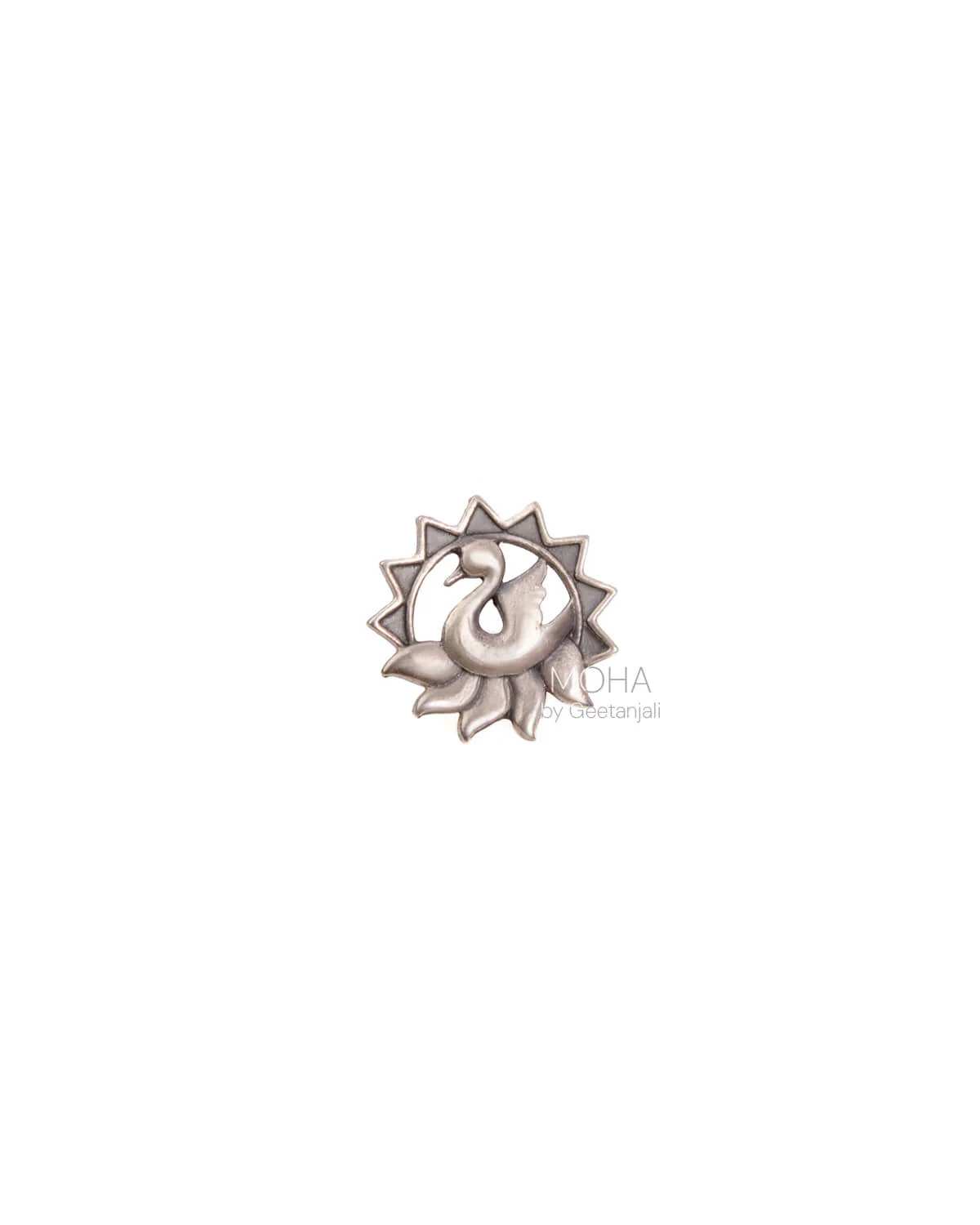 Swan Silver Nose Pin by MOHA