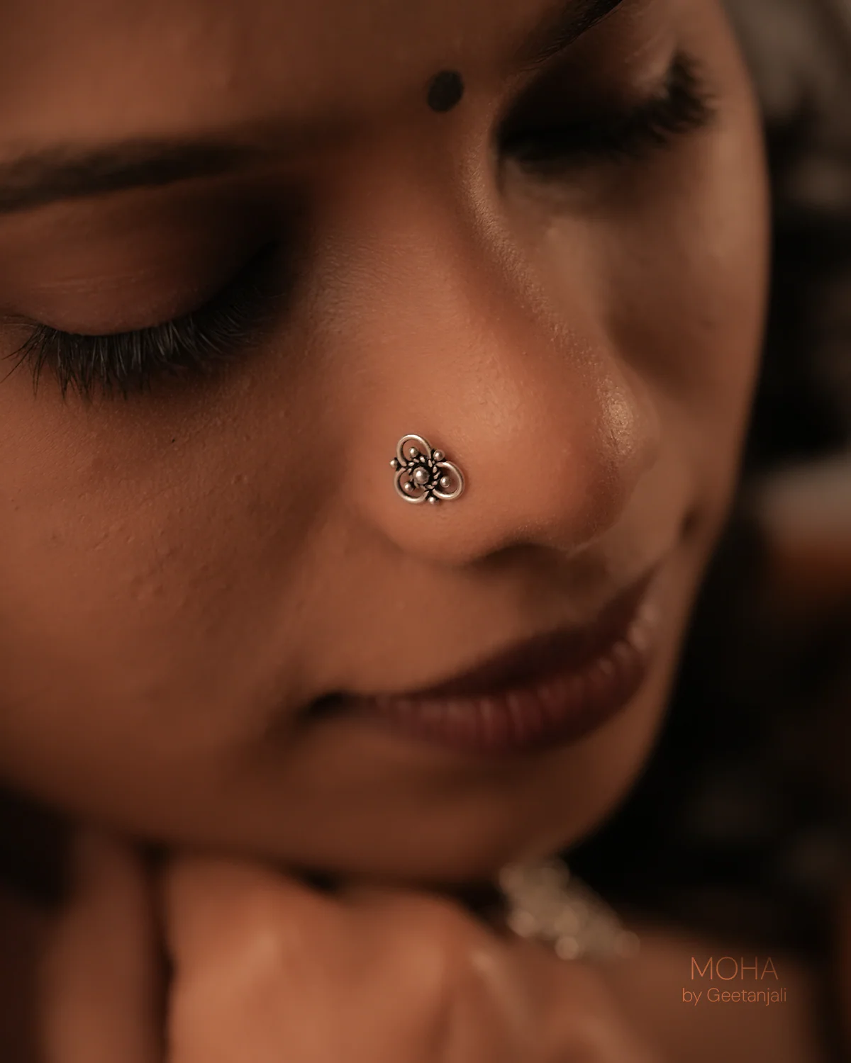 Taruni Silver Nosepin by MOHA - Image 7
