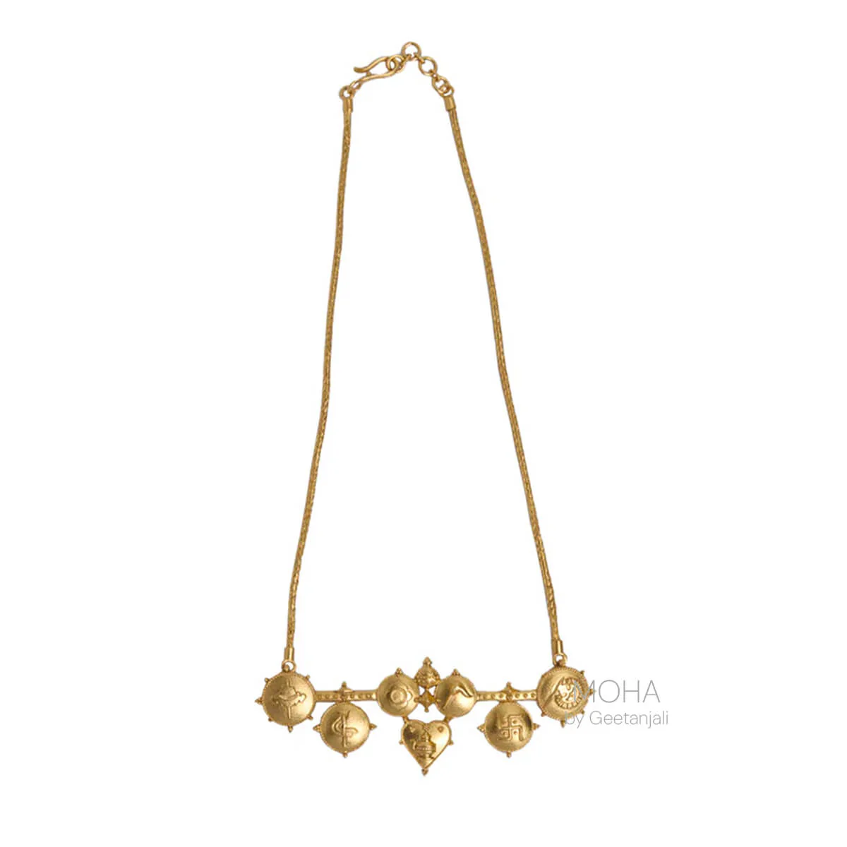 Tatva Gold Plated Silver Necklace By Moha - Image 6