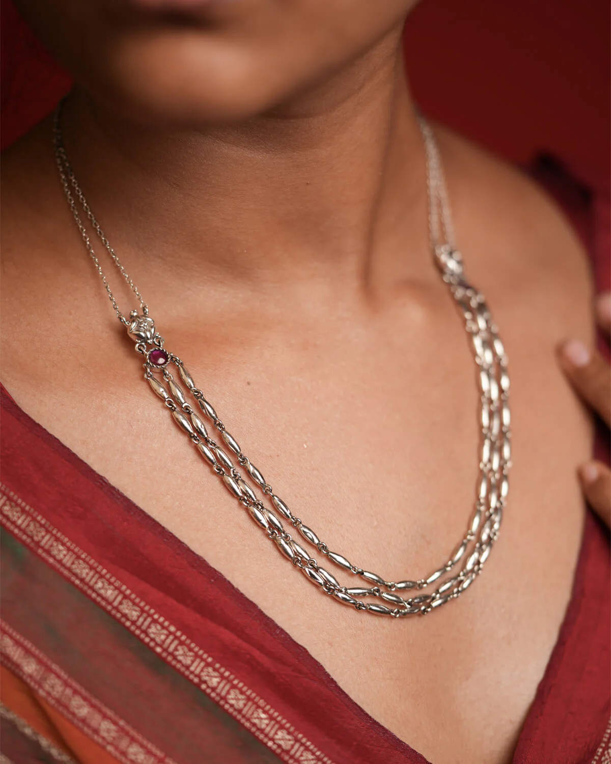 The Tandul Mani Silver Haar by Moha - Image 3