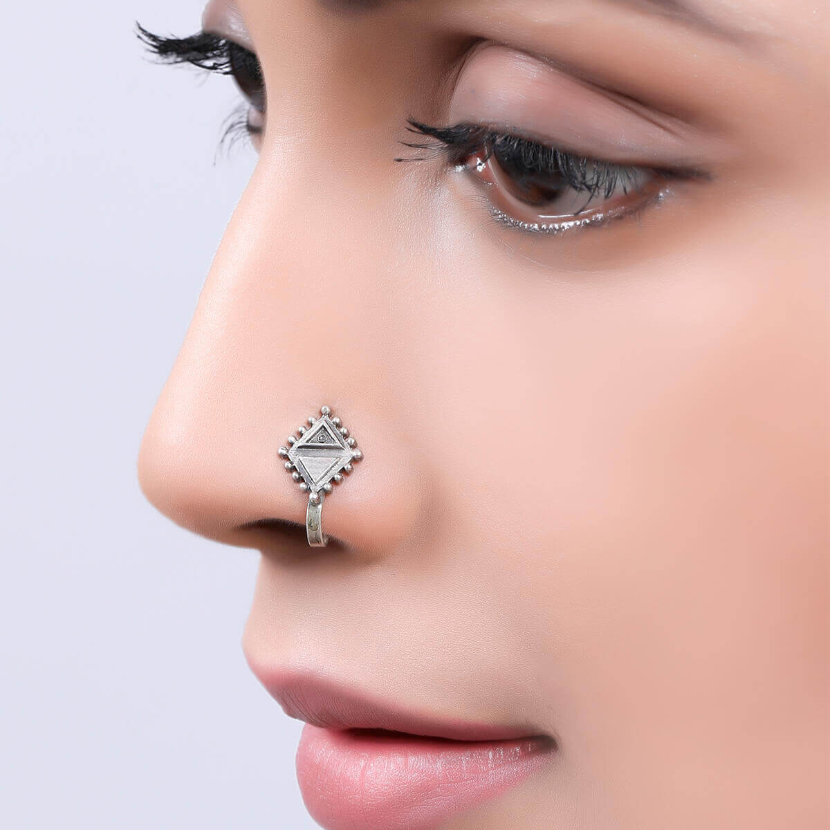 Tilak Silver Nosepin by MOHA - Image 6